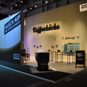 RAG - Saarmesse RAG Messestand Saarland Messebau Saarbrücken