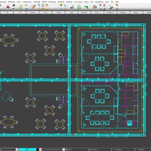 Saarstahl Grundriss technische Zeichnung Messestand Saarstahl Messebau Saarland