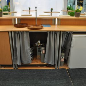 Infrastruktur Theke Versorgung Messestand Stuttgart Messebau Saarland