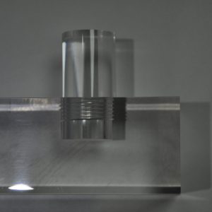 Innen- und Außengewinde gefräst CNC fräsen Plexiglas Plexiglasverarbeitung Saarland