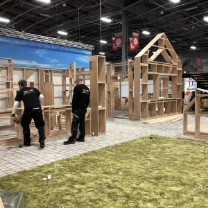 LAKAL Paris Montage Ihres Messestandes